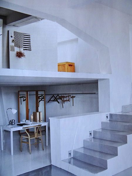 Minimalist dressing room in a modernist mill featured in Elle Decoration magazine Minimalist dressing room in a modernist mill featured in Elle Decoration magazine