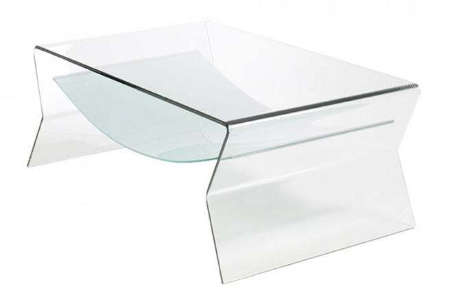Acrylic coffee table
