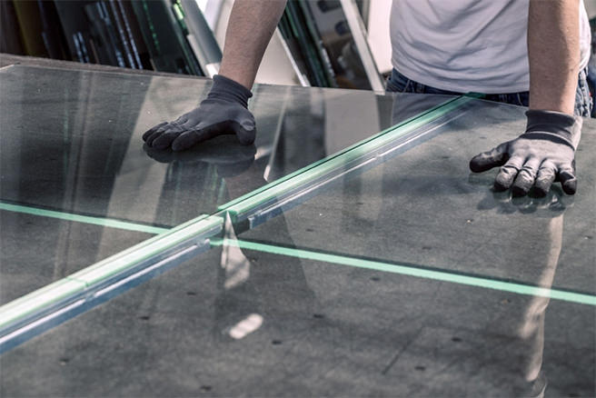 Cutting clear glass sheets