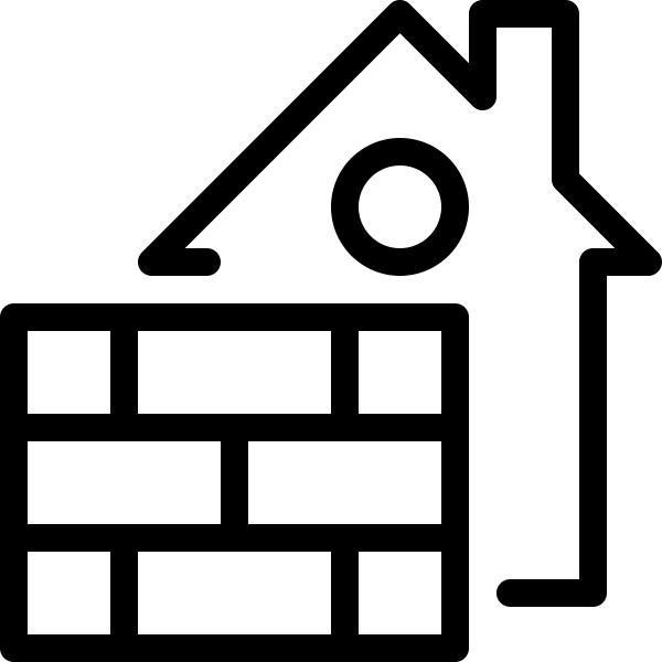 Illustration of house brickwork