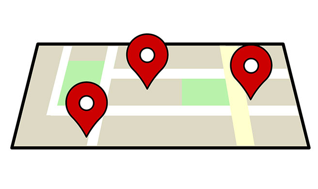 Location map illustration