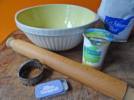 Buttermilk scones ingredients