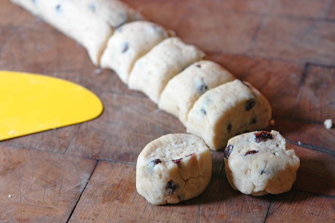 fat rascals dough rolled and sliced | H is for Home