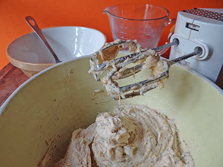 lemon & poppy seed loaf mixing | H is for Home