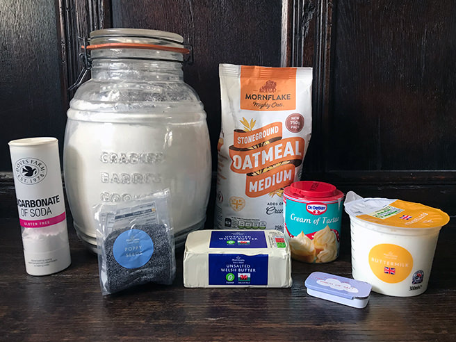 Mini seedy soda breads ingredients