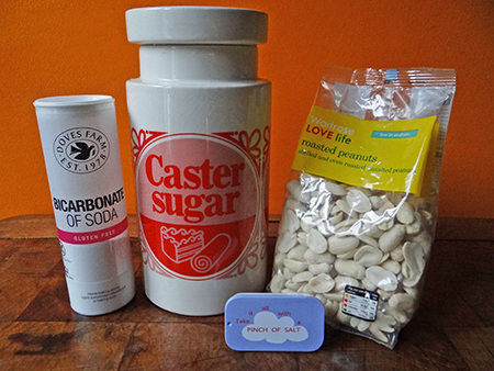 Peanut brittle ingredients