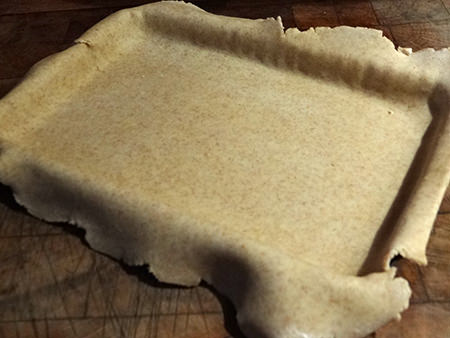 wholemeal shortcrust pastry flan case