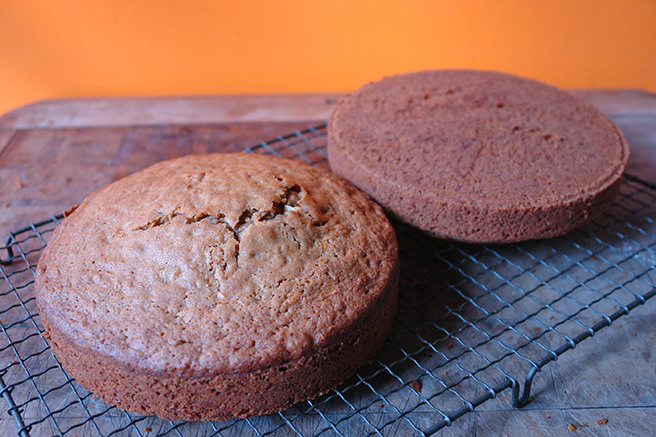 Cooked sweet potato cakes