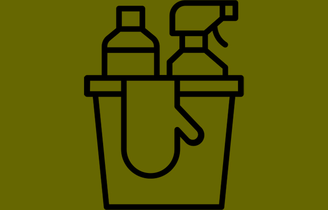 Cleaning products icon