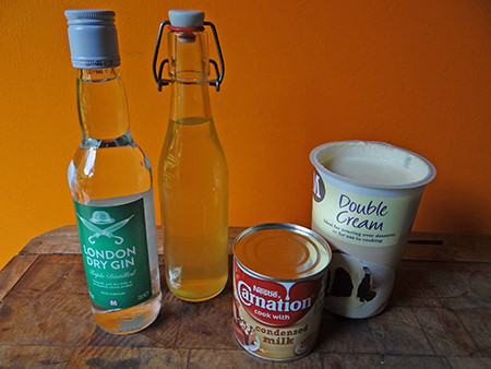Elderflower ice cream ingredients
