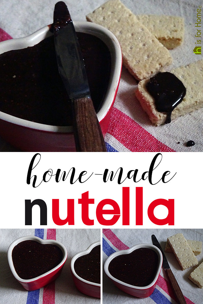 Home-made Nutella recipe | H is for Home