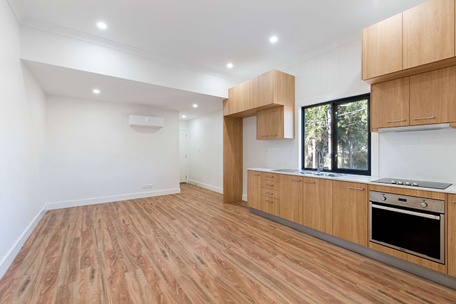 Unfurnished show kitchen