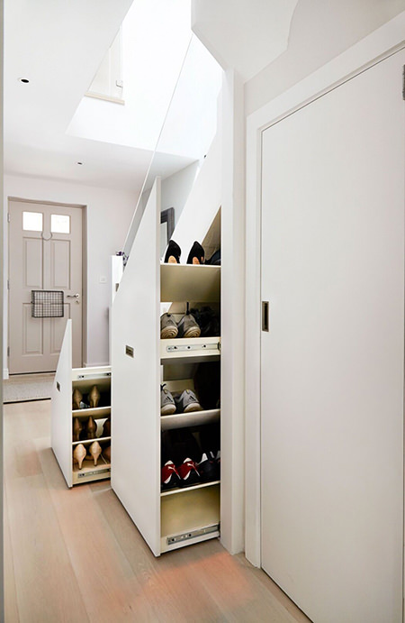 under-stair shoe storage