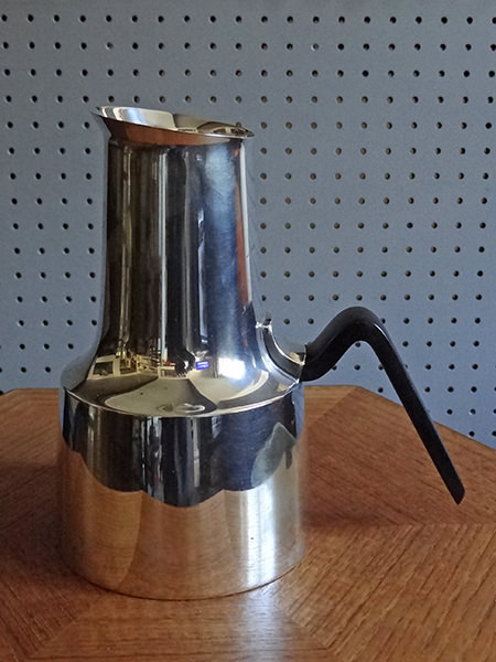 Vintage silver plate jug designed by Hans Bunde for Kohrs, Denmark