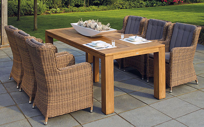 Cane garden furniture set