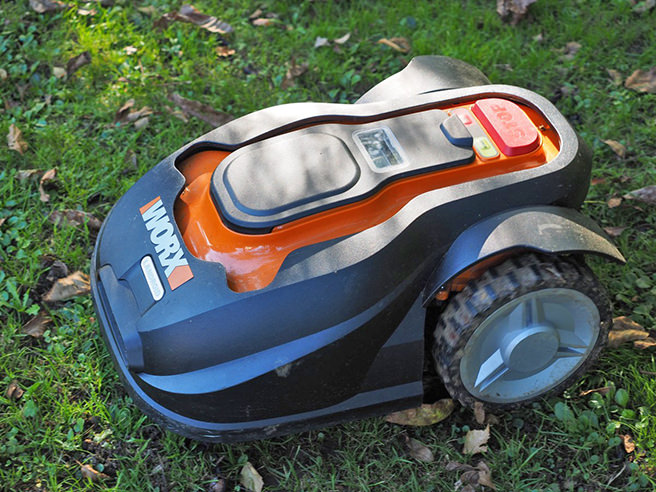 Remote controled garden mower