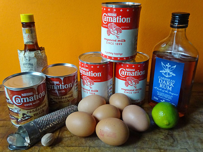 Trinidad ponche de crème ingredients