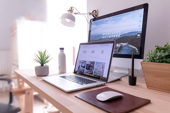 Working from home set-up