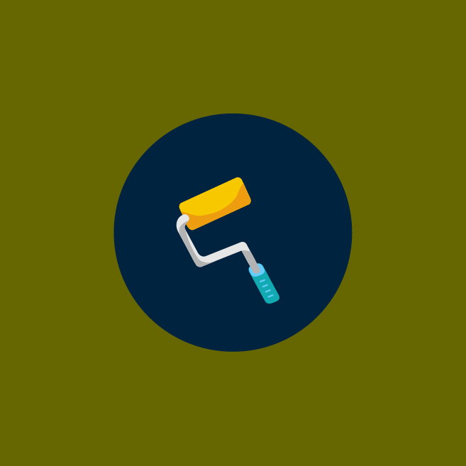 Paint roller icon