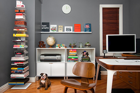 Nick Keppol's minimalist home office