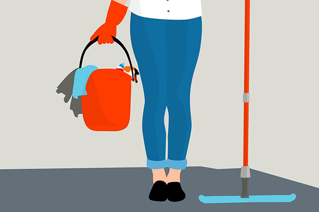 Cleaning illustration