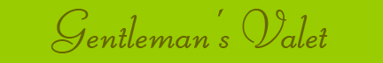 "Gentleman's Valet" blog post banner