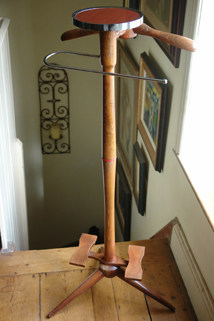 full length view of the vintage gentleman's stand