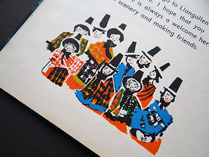 Men and women in Welsh national dress Men and women in Welsh national dress